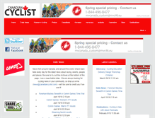Tablet Screenshot of canadiancyclist.com